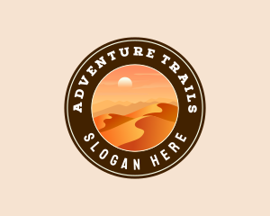 Desert Dune Landscape logo design