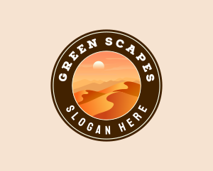 Landscape - Desert Dune Landscape logo design