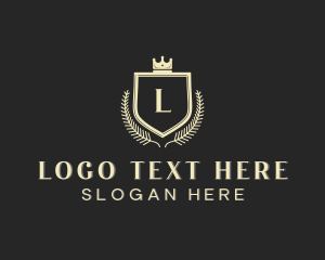 Law Firm - Royal Wreath Crown logo design