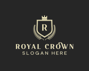 Royal Wreath Crown logo design