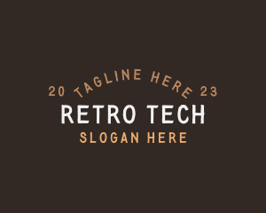 Simple Retro Company logo design