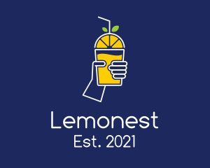 Lemonade - Citrus Lemon Drink logo design
