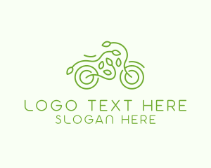 Electric Scooter - Eco Motor Bike logo design