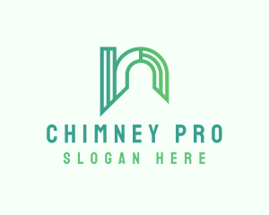 Chimney - Startup Generic Arc Letter N logo design