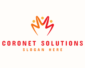 Coronet - Royal Crown Jewel logo design