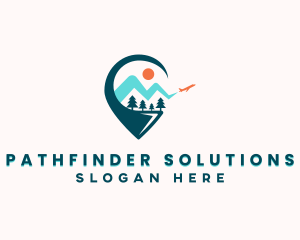 Travel Trip Navigator logo design