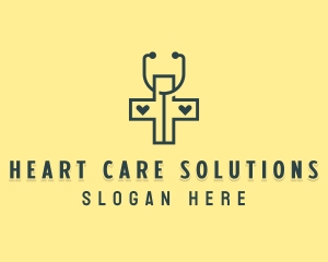 Stethoscope Medical Clinic logo design