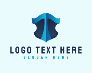 Privacy - Professional Shield Letter logo design