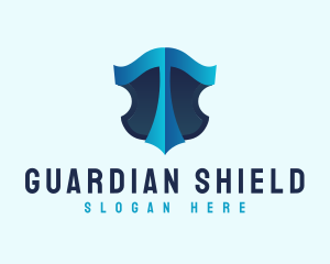 Protective - Professional Shield Letter logo design