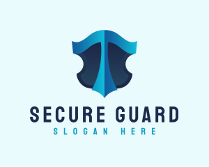 Defense - Professional Shield Letter logo design