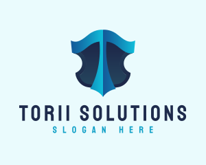 Professional Shield Letter logo design