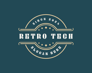 Retro Diamond Business logo design