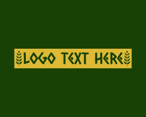 Mediterranean - Vegetarian Restaurant Wordmark logo design