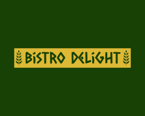 Vegetarian Salad Restaurant logo design