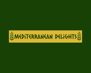 Mediterranean - Vegetarian Salad Restaurant logo design