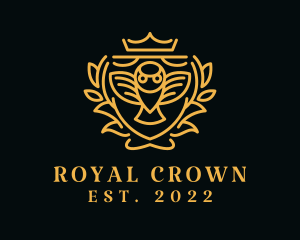 Royal - Royal Owl Bird Crest logo design