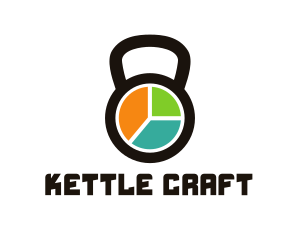 Gym Kettlebell Chart logo design