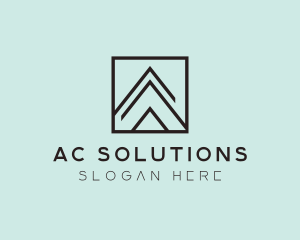 Professional Agency Letter A logo design