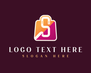 Shop - Shopping Bag Letter S logo design