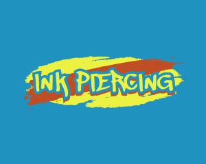 Piercing - Street Style Graffiti logo design