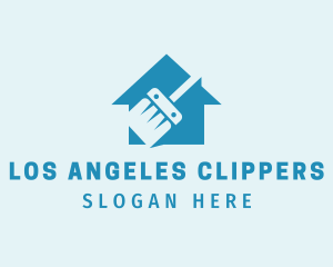 Sweeper Housekeeping Broom Logo