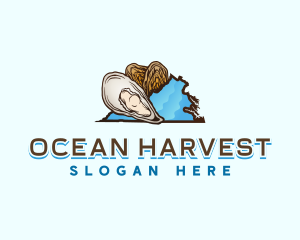 Virginia Oyster Farm logo design