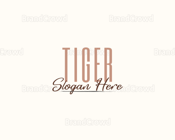 Styling Cursive Business Logo