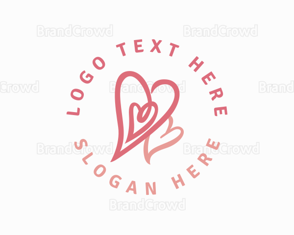 Heart Love Romance Logo