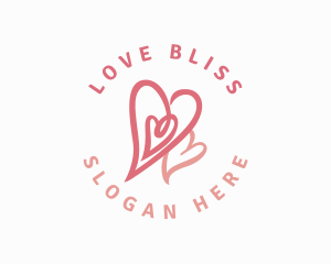 Love - Heart Love Romance logo design