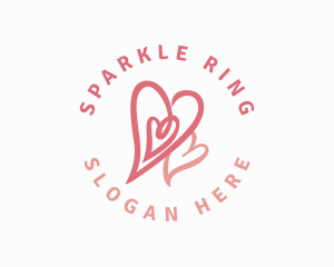 Engagement - Heart Love Romance logo design