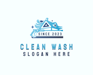 Power Washing Cleaning logo design