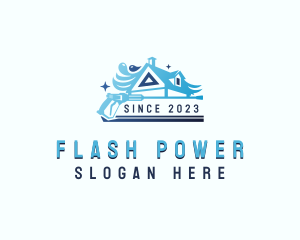 Power Washing Cleaning logo design