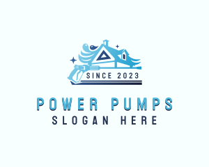 Power Washing Cleaning logo design