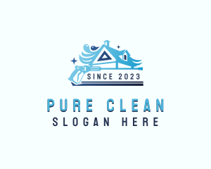 Power Washing Cleaning logo design