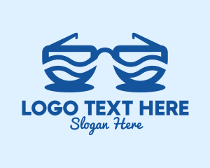 Fashion Stylist - Ocean Wave Sunglasses logo design