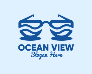 Ocean Wave Sunglasses  logo design