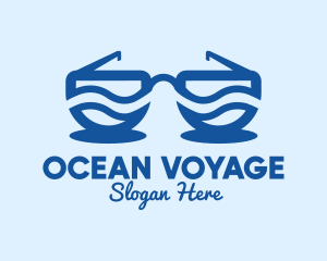 Ocean Wave Sunglasses  logo design