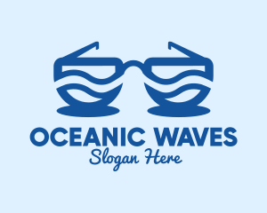 Ocean Wave Sunglasses  logo design