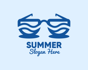 Ocean Wave Sunglasses  logo design