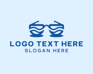 Beachside - Ocean Wave Sunglasses logo design