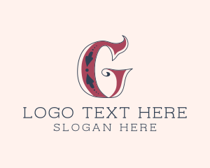 Events Company - Beauty Boutique Letter G logo design