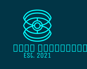 Optometrist - Technology Eye Security logo design