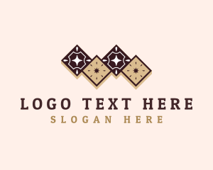 Flooring Tile Design Logo