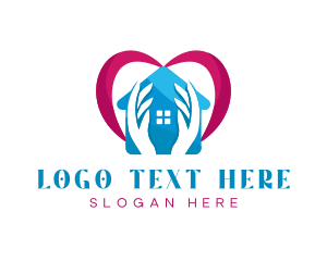 Caregiver - Loving Hand  Foundation logo design