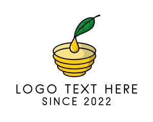 Essential Oil - Organic Honey Lemon logo design