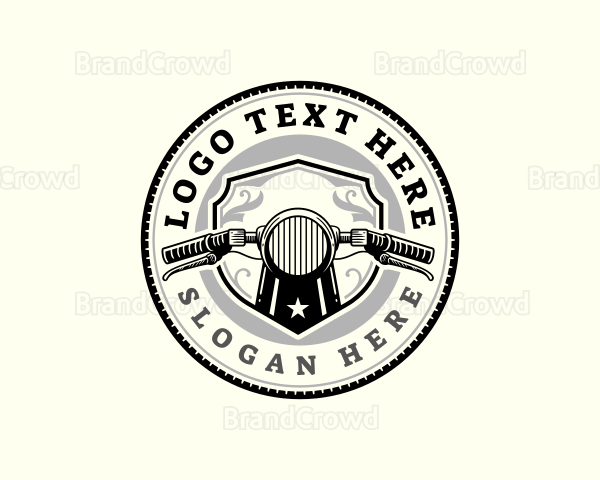 Motorcycle Rider Vehicle Logo