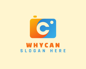 Modern Camera Letter C Logo