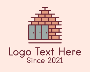 Stone - Construction Brick Wall logo design