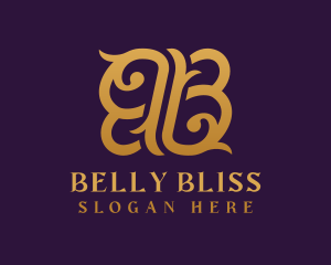 Decorative Luxury Letter BB logo design