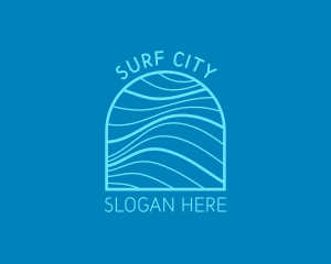 Ocean Wave Trip logo design